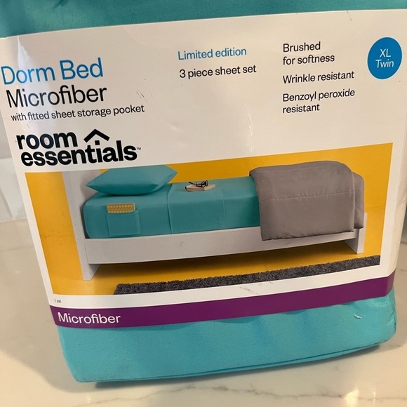 Room Essentials Bedding Room Essentials Dorm Bed Microfiber 3 Piece